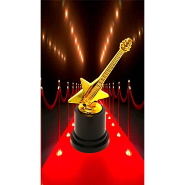 Celebrate with Playscene Plastic Gold Trophies - Party Pack