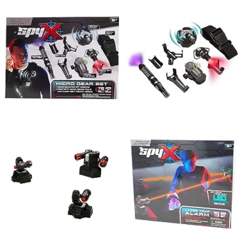MUKIKIM SpyX Gear Set with Lazer Trap Alarm - Fun Spy Gadgets for Kids