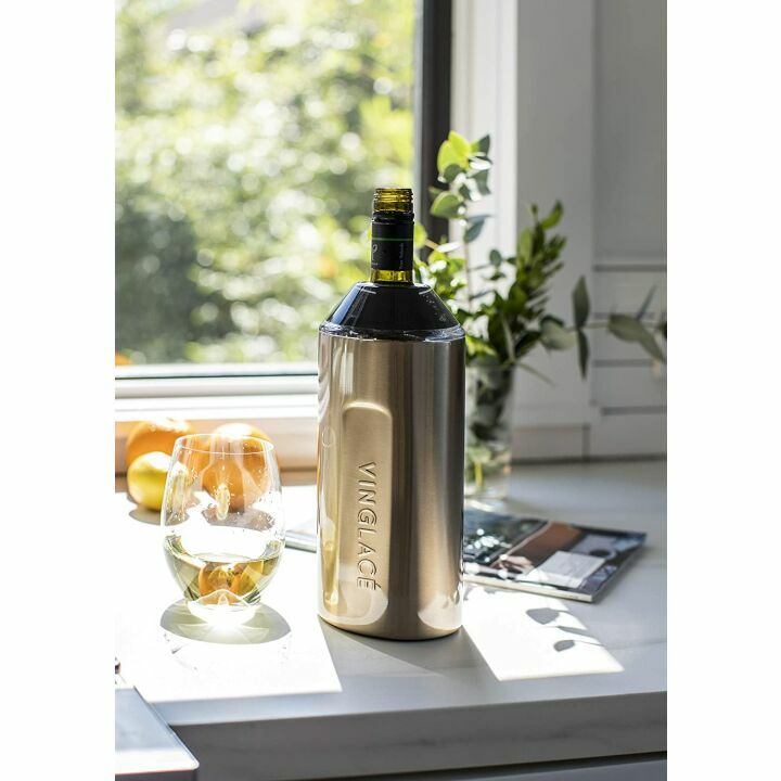 Vinglacé Wine Chiller Set with Glasses - Perfect Gift