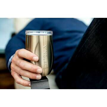 Vinglacé Wine Chiller Set with Glasses - Perfect Gift