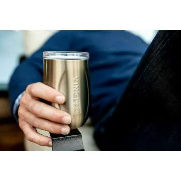 Vinglacé Wine Chiller Set with Glasses - Perfect Gift