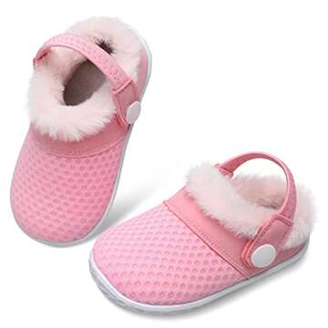 JOINFREE Lightweight Baby Slippers for Boys and Girls
