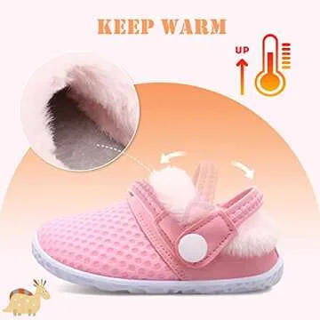 JOINFREE Lightweight Baby Slippers for Boys and Girls