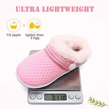 JOINFREE Lightweight Baby Slippers for Boys and Girls