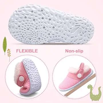 JOINFREE Lightweight Baby Slippers for Boys and Girls