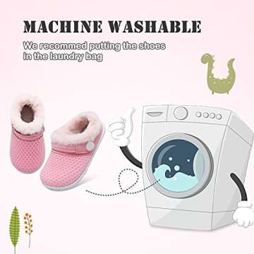 JOINFREE Lightweight Baby Slippers for Boys and Girls