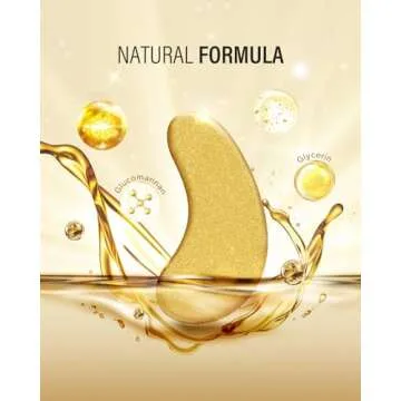 Maskiss 24k Gold Under Eye Patches for Dark Circles