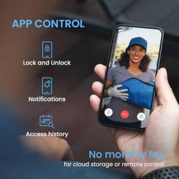 Lockly Vision Smart Lock with HD Video Doorbell & Fingerprint Access