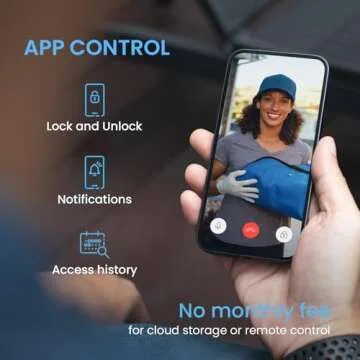 Lockly Vision Smart Lock with HD Video Doorbell & Fingerprint Access