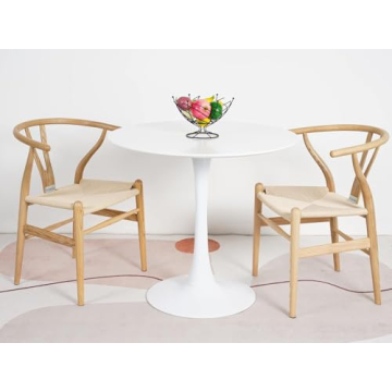 Stylish Tomile Wishbone Chair Set for Modern Dining
