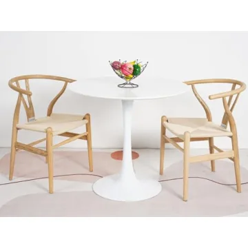 Stylish Tomile Wishbone Chair Set for Modern Dining
