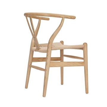 Stylish Tomile Wishbone Chair Set for Modern Dining