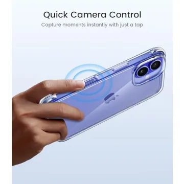 Slim & Shockproof Mkeke iPhone 16 Clear Case