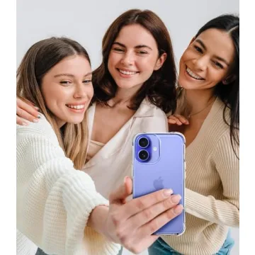 Slim & Shockproof Mkeke iPhone 16 Clear Case