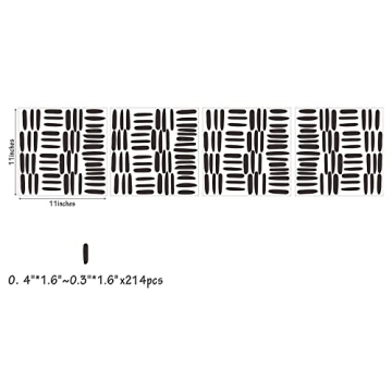 Line Wall Decals Removable Vinyl Stickers for Kids Room