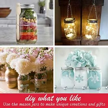 FRUITEAM 4 oz (Set of 12) Regular Mouth Mini Mason Jars with Lids, Glass Canning Jars Ideal for Food Storage, Jam, Body Butters, Wedding Favors, DIY Magnetic Spice