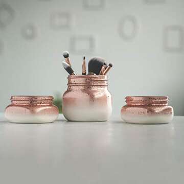 FRUITEAM 4 oz (Set of 12) Regular Mouth Mini Mason Jars with Lids, Glass Canning Jars Ideal for Food Storage, Jam, Body Butters, Wedding Favors, DIY Magnetic Spice