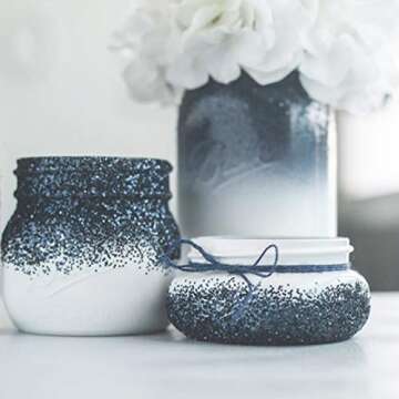 FRUITEAM 4 oz (Set of 12) Regular Mouth Mini Mason Jars with Lids, Glass Canning Jars Ideal for Food Storage, Jam, Body Butters, Wedding Favors, DIY Magnetic Spice