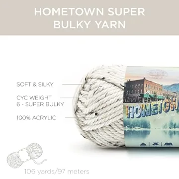 Lion Brand Hometown Yarn - Super-Bulky for All Projects