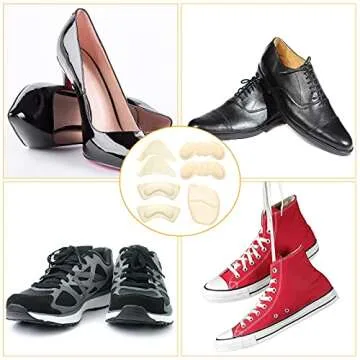 Geyoga Heel Grips & Cushions for Comfort in Shoes