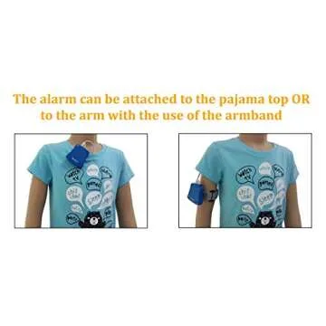 DRYEASY Bedwetting Alarm with Volume Control, 6 Selectable Sounds and Vibration