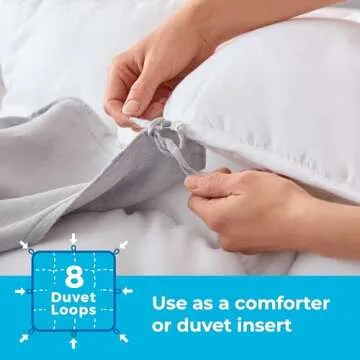 Linenspa Reversible Down Alternative Comforter for All Seasons