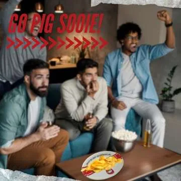 Magnolia Lane Arkansas Razorbacks Heavy Duty Melamine Oval Serving Platter 12” Party Platter Dish for Tailgating, BBQ’s, Poolside- Ideal Gift for Graduation/Alumni- Show Your SEC NCAA Team Spirit