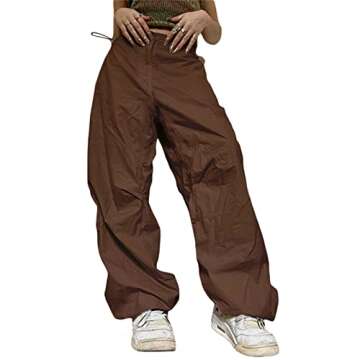 Women Casual Baggy Cargo Trousers - Harajuku Style