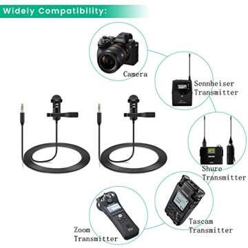 Premium Lavalier Mic Pack for Rode and DJI Systems