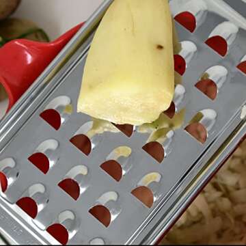 Norpro Stainless Steel Potato Grater for Quick Shredding