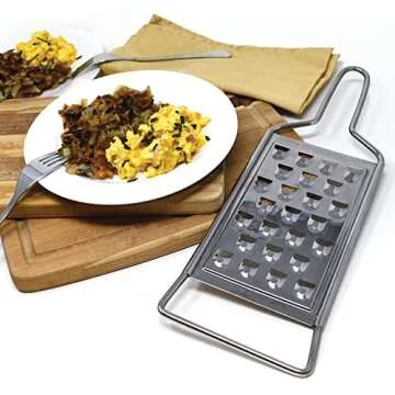 Norpro Stainless Steel Potato Grater for Quick Shredding
