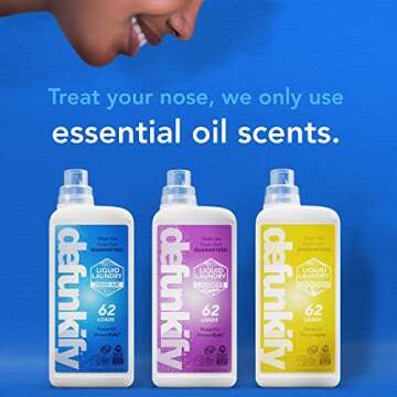 Defunkify Liquid Laundry Detergent for Stain and Odor Removal