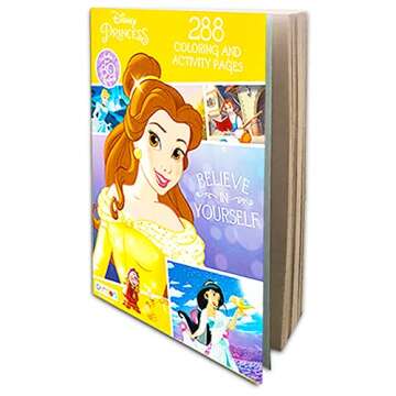 Disney My Little Pony Coloring Book Super Set for Girls - 3 Giant Coloring Books Featuring Disney Princess, Frozen and My Little Pony (Includes Disney Princess Stickers)