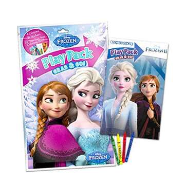 Disney My Little Pony Coloring Book Super Set for Girls - 3 Giant Coloring Books Featuring Disney Princess, Frozen and My Little Pony (Includes Disney Princess Stickers)