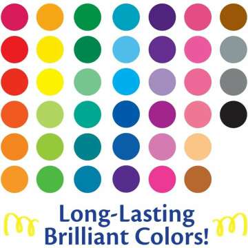 Crayola 40-Count Fine Line Washable Markers for Kids