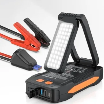 BIZEWO Car Battery Jump Starter 4000A - Portable Emergency Power with LED Light