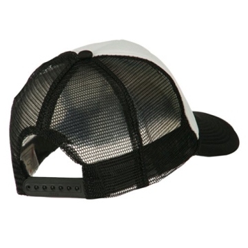 Smile Face Embroidered Foam Mesh Back Cap for All Ages