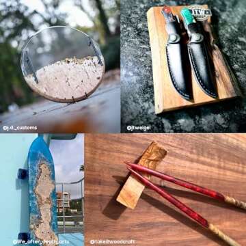 24 Hour Deep Pour Epoxy Resin 3 Gallon / 384 oz Kit, Liquid Glass Clear, Fast Cure, Casting Resin, Bubble Free, DIY Thick Pour, Heat Resistant, Charcuterie Boards, Serving Trays & Resin Coasters