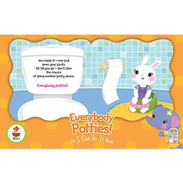 Everybody Potties - An I Can Do It Children's Board Book, Potty Training