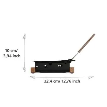 Boska Raclette Grilling Set - Partyclette To Go Set - Suitable for Cheese, Meat, Fish, and Vegetables - Portable Non-Stick - Dishwasher Safe Wedding Registry Items