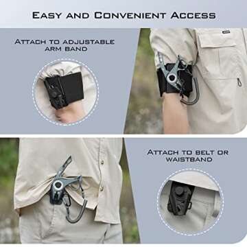 KastKing Micro Gila Fishing Pliers, Integrated Finger Hole, Aircraft Grade Aluminum, Fishing Tools, Saltwater Resistant Fishing Gear, Tungsten Carbide Cutters, Charcoal