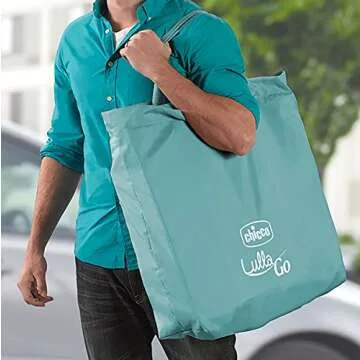 Chicco LullaGo Portable Bassinet for Baby Travelling