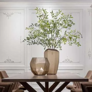 Ttranewsoo 2Pcs Nandina Branches 43.7" Greenery Decor