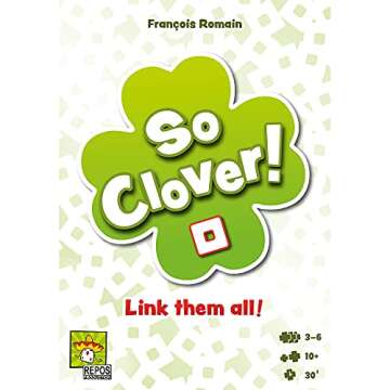 So Clover! Cooperative Word Association Board Game for Ages 10+, 3-6 Players, 30 Min Playtime by Rep...