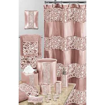 Popular Bath Sinatra Blush Soap Dispenser/Lotion Pump Classic Luxury Lotion Pump Contemporary Decor Blush color for bathroom with this Unique Design Stylish Decor Bling Mosaic