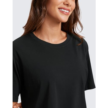 Pima Cotton Athletic Crop Top for Women - CRZ YOGA