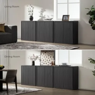 SICOTAS Modern Buffet Cabinet for Stylish Home Storage