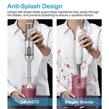Gavasto Immersion Blender 800W Scratch Resistant Hand Mixer