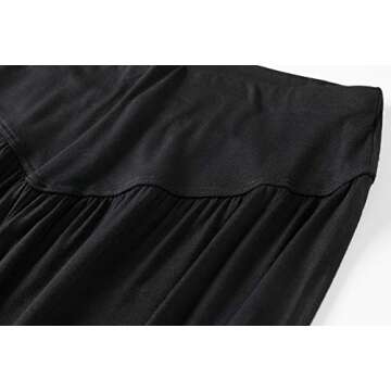 AvaCostume Womens Modal Cotton Soft Yoga Sports Dance Harem Pants, M, Black