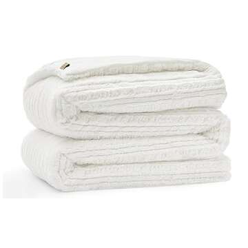 UGG Kenzie Comforter Set - Luxurious Plush Faux Fur Blanket with Pillow Shams for King/California Ki...